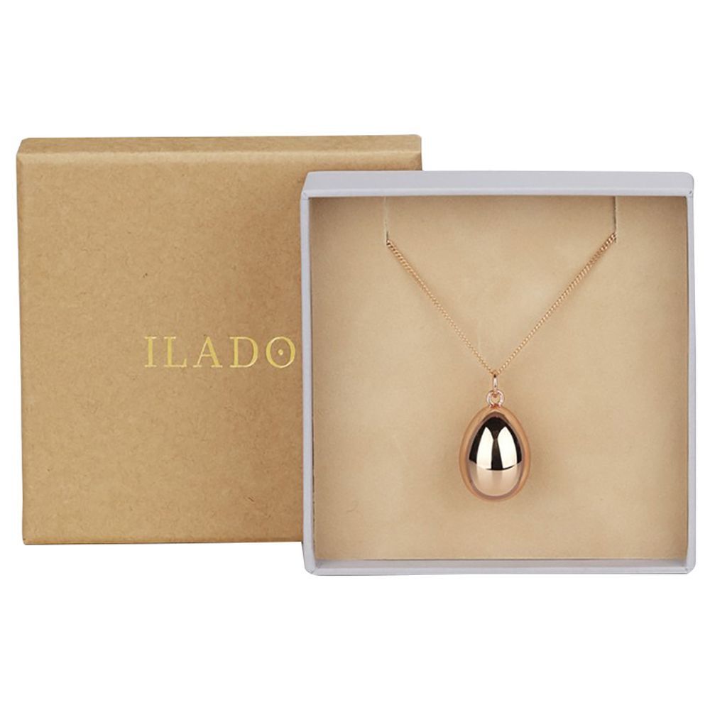 Ilado - Maternity Necklace - Ova - Yellow Gold On Chain