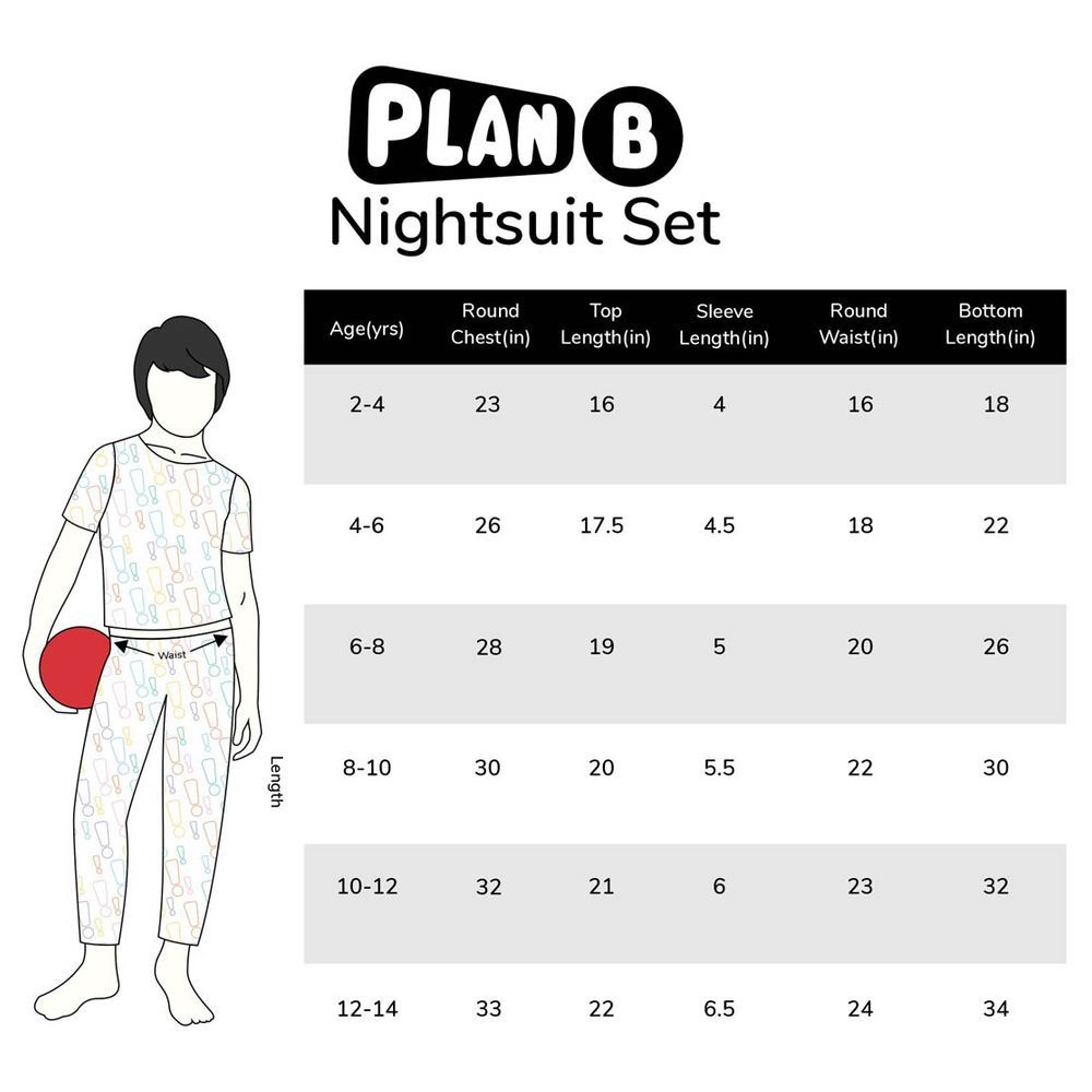 Plan B - Palm Trees Night Suit