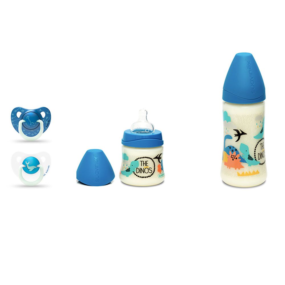 Suavinex - Dino Set - Blue