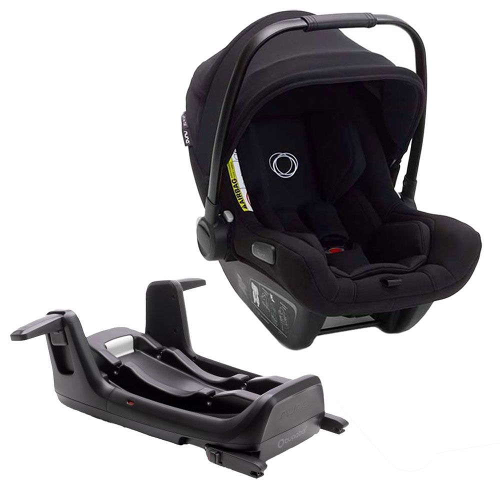 Bugaboo - Turtle Air By Nuna Car Seat Gr 0+ + FREE Isofix Wingbase - Black