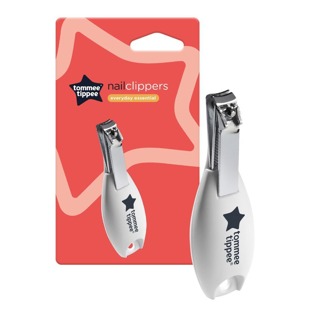 Tommee Tippee Baby Brush & Comb - White, Nail Scissors - White And Nail Clippers - White - Package May Vary