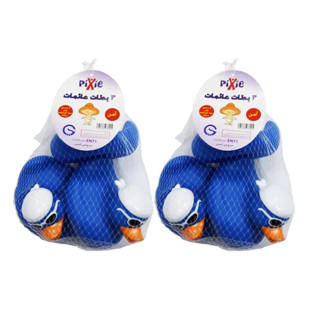 Pixie - Floating Ducks Blue (Pack of 2)