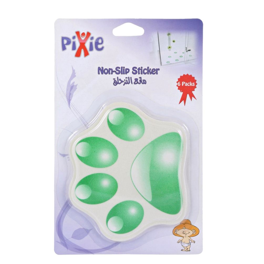 Pixie - Non-Slip Paw Green (Pack of 3)