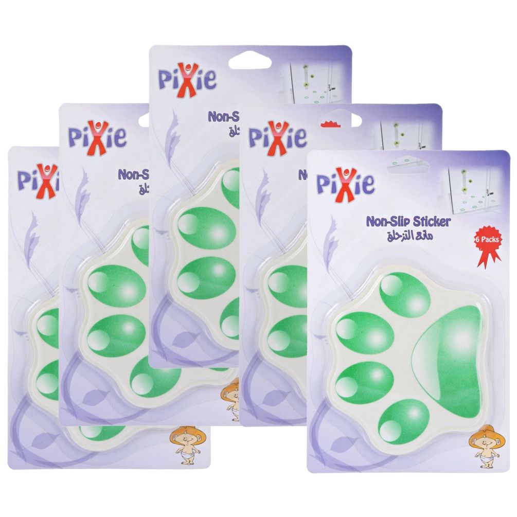 Pixie - Non-Slip Paw Green (Pack of 5)