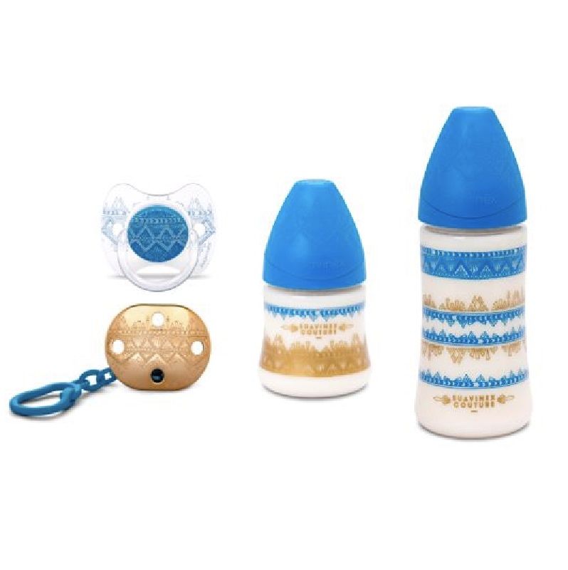 Suavinex - Haute Ethnic Gift Set - Blue