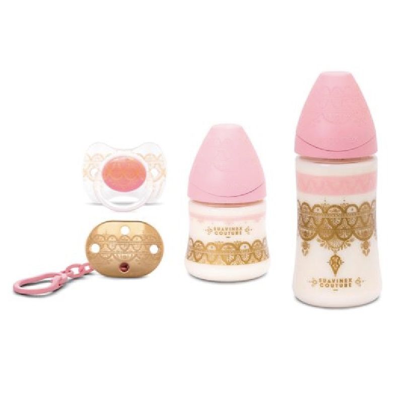 Suavinex - Haute Ethnic Gift Set - Pink