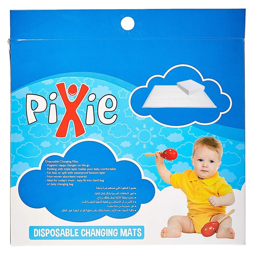 Pixie Disposable Changing Mats - Pack of 3