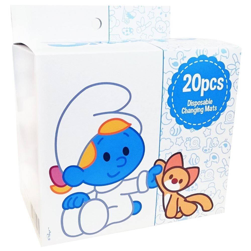 Mega Pack Smurfs and Tom & Jerry Disposable Changing Mats, 81pcs. - Combo Pack