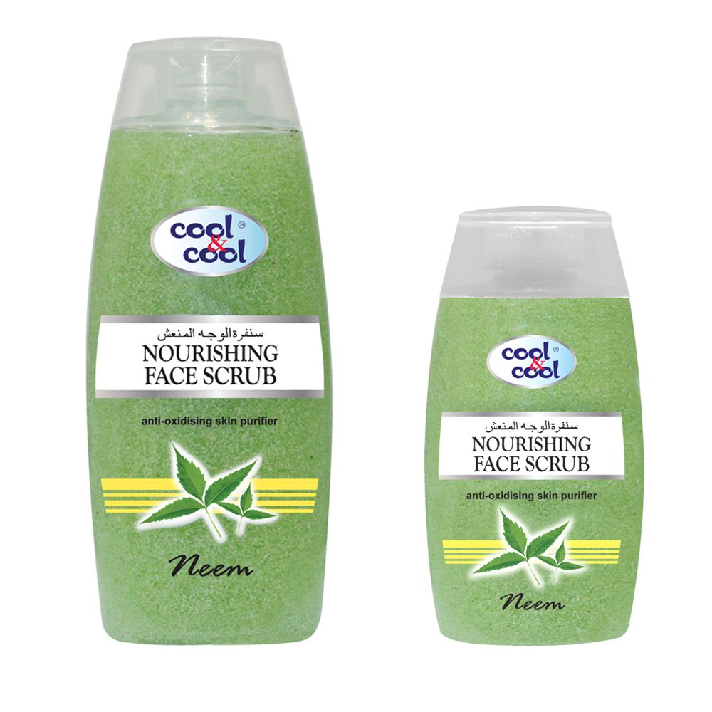 Cool & Cool - Nourishing Face Scrub Neem - 200ml + 100ml Free