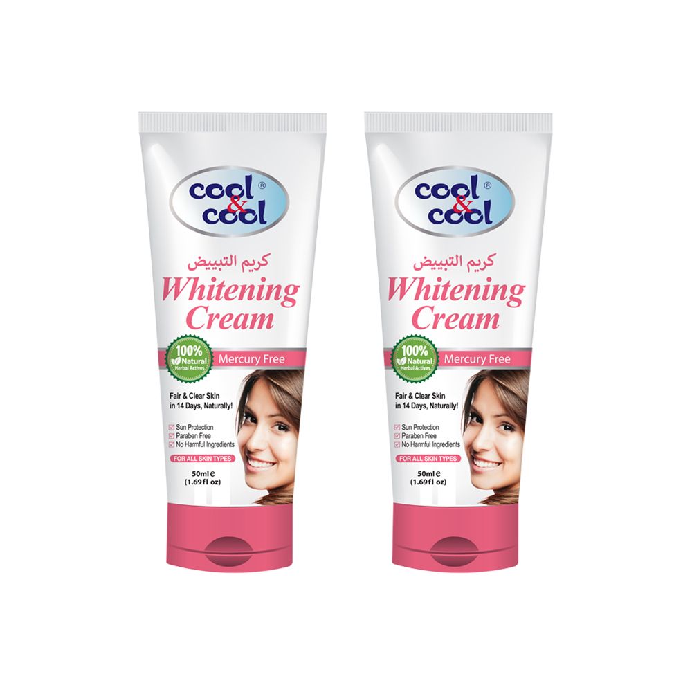 Cool & Cool - Whitening Cream for Women 50ml - Twin Pack