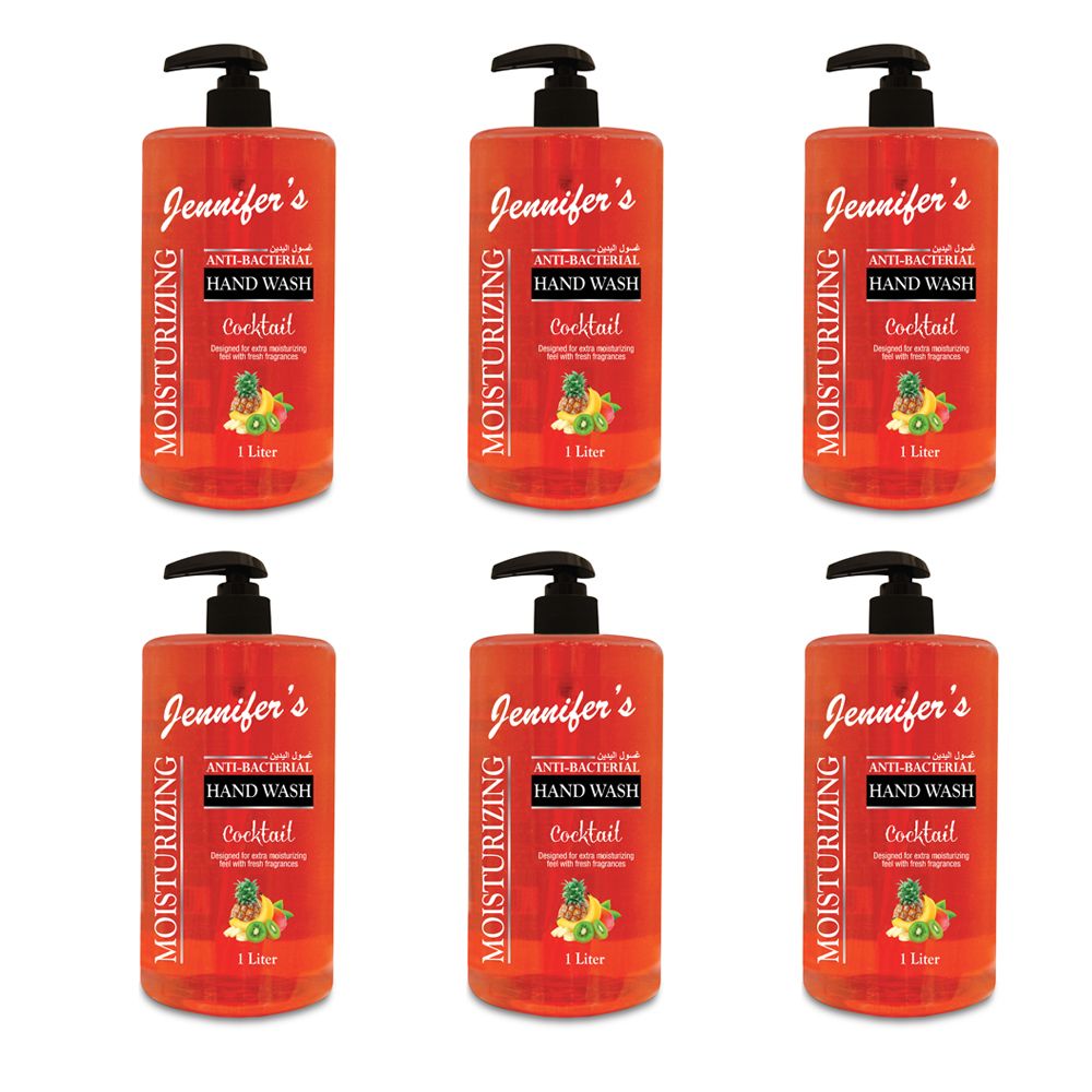 Jennifer’s Hand Wash Cocktail 1.0L - Pack of 6