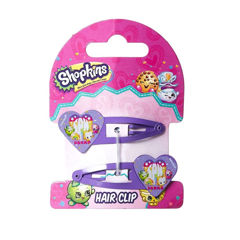 Shopkins - Hair Clip Lavender & Pony Band Lavender Combo