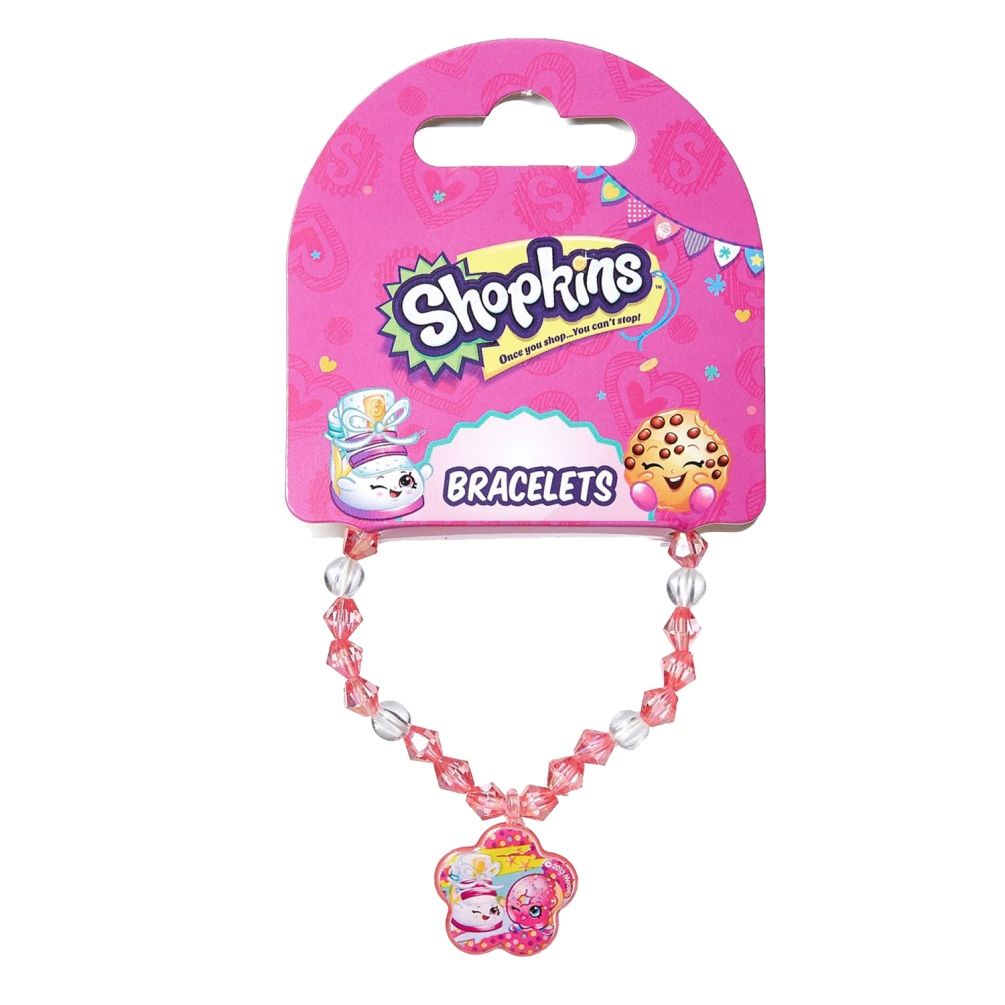 Shopkins - Bracelets Pink & Hair Claws  Pink Combo