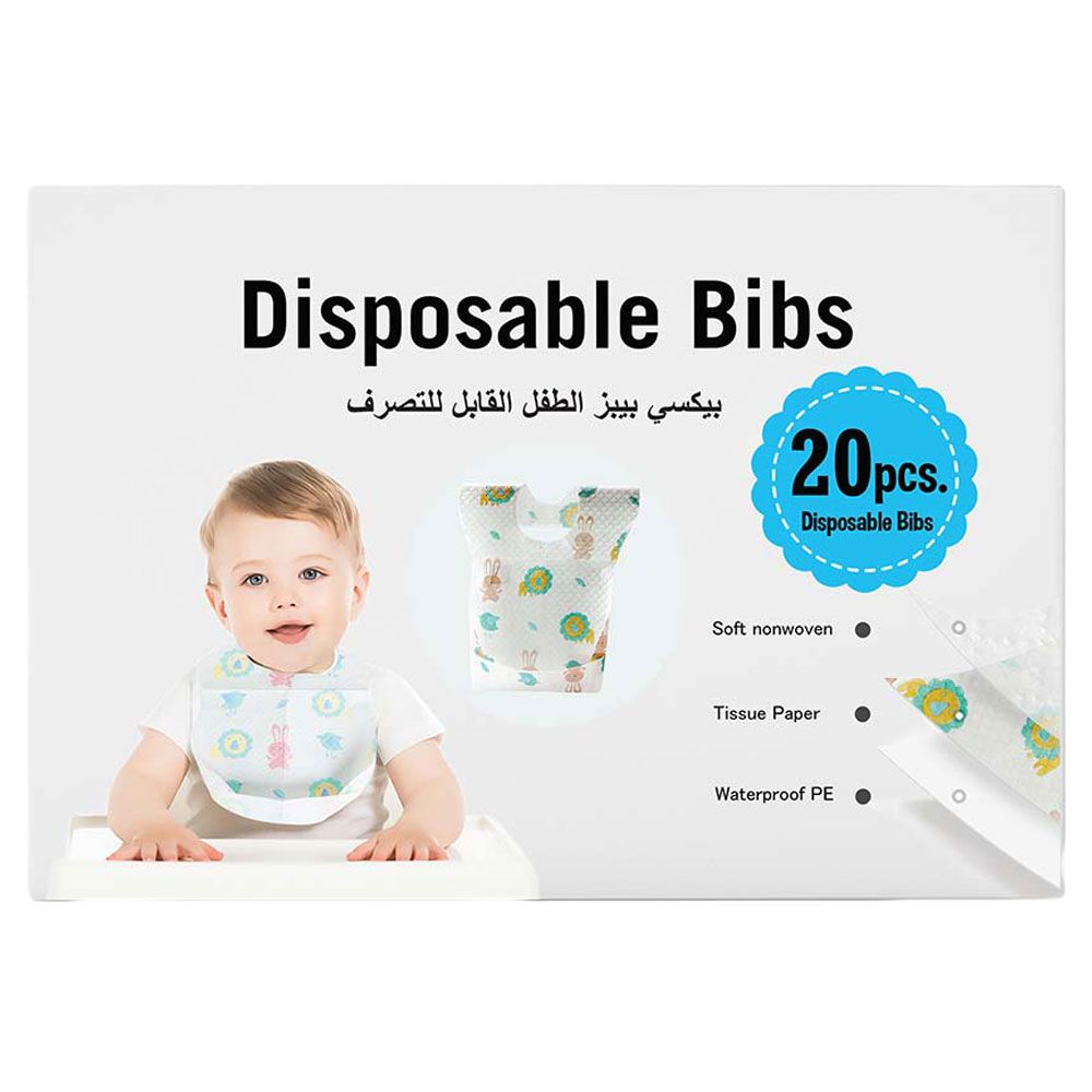 Pixie - Bibs + Changing Mats - Baby Disposable Combo