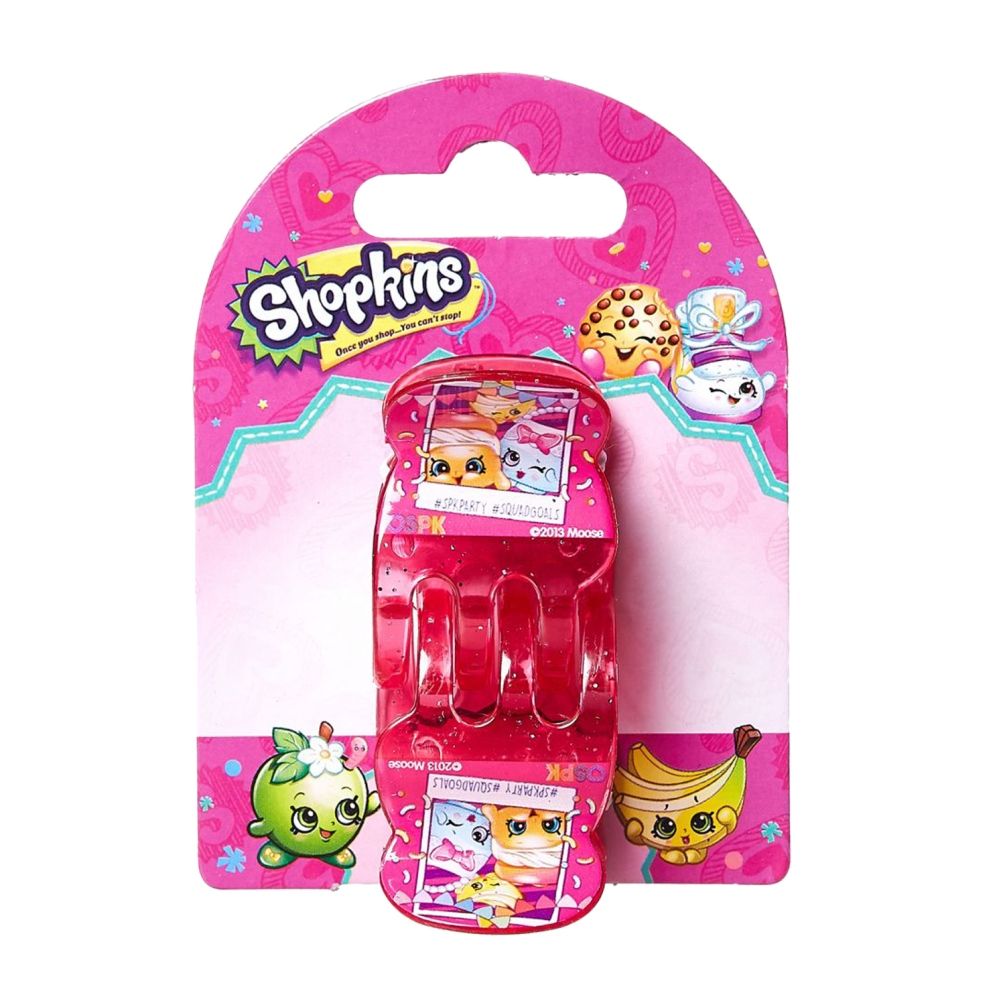 Shopkins - Hair Claws Pink & Hair Band Lavender Combo