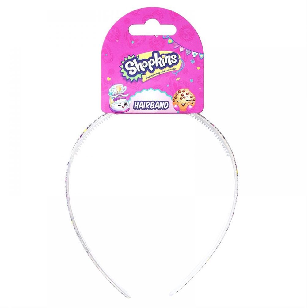 Shopkins - Hair Claws Pink & Hair Band White Combo