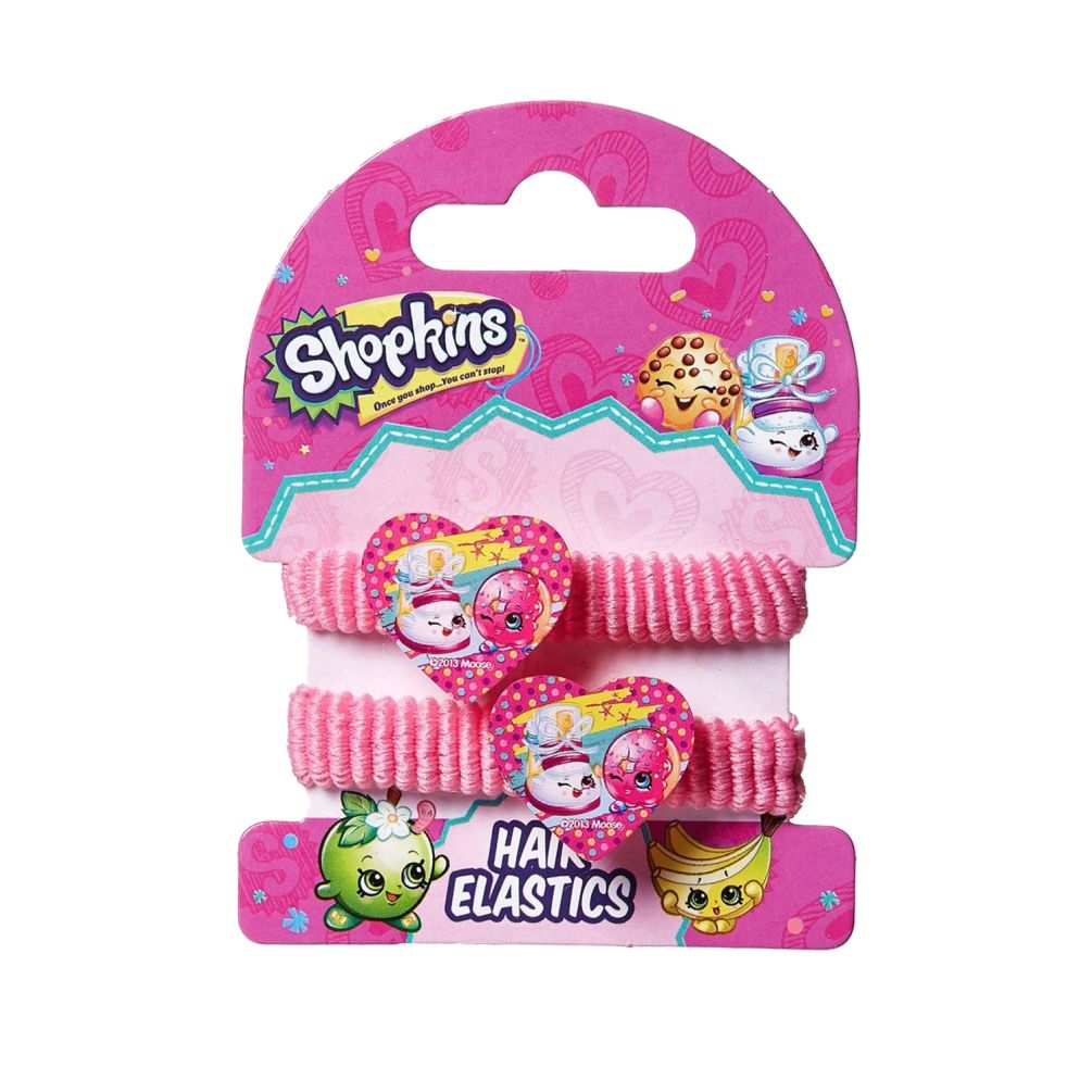 Shopkins - Hair Claws Lavender & Pony Band Pink Combo