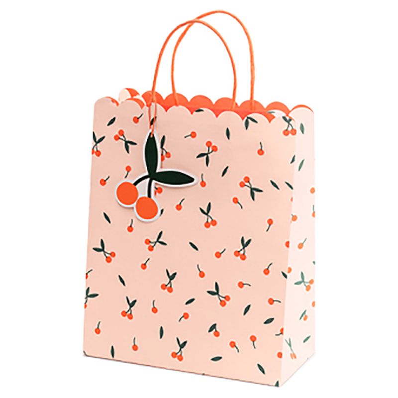 Party Deco - Gift Bag Cherries - Orange