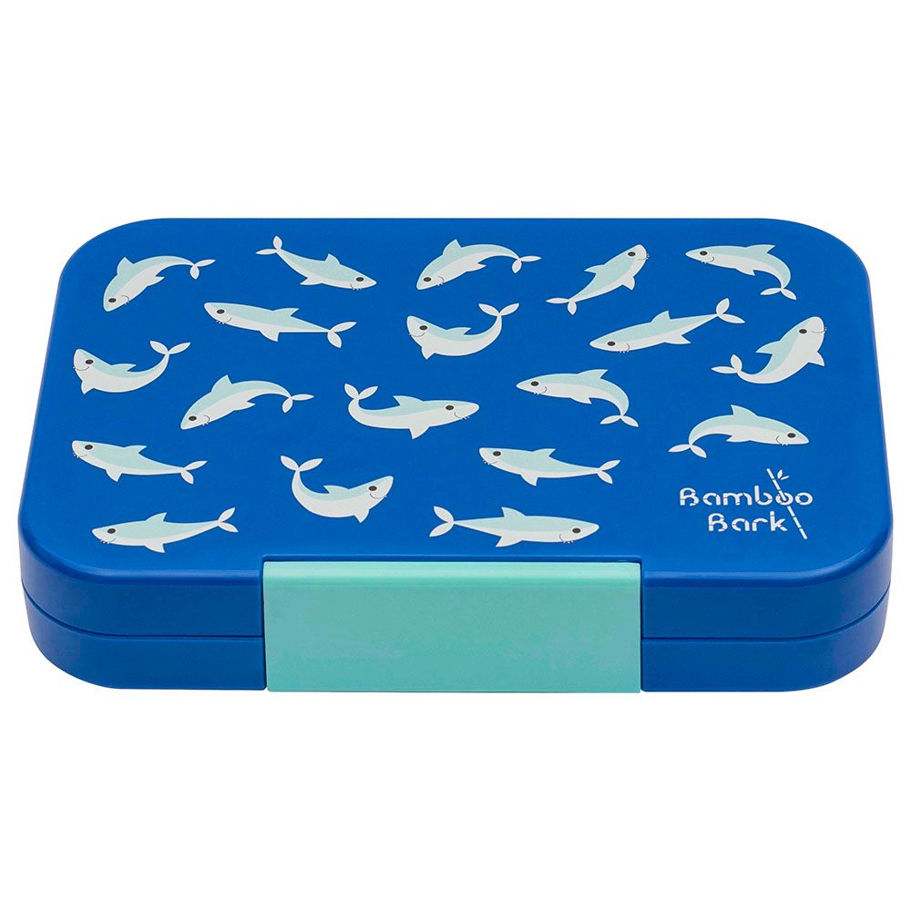 Bamboo Bark - 4-6 Compartments Sharks Print Tritan Lunch Box