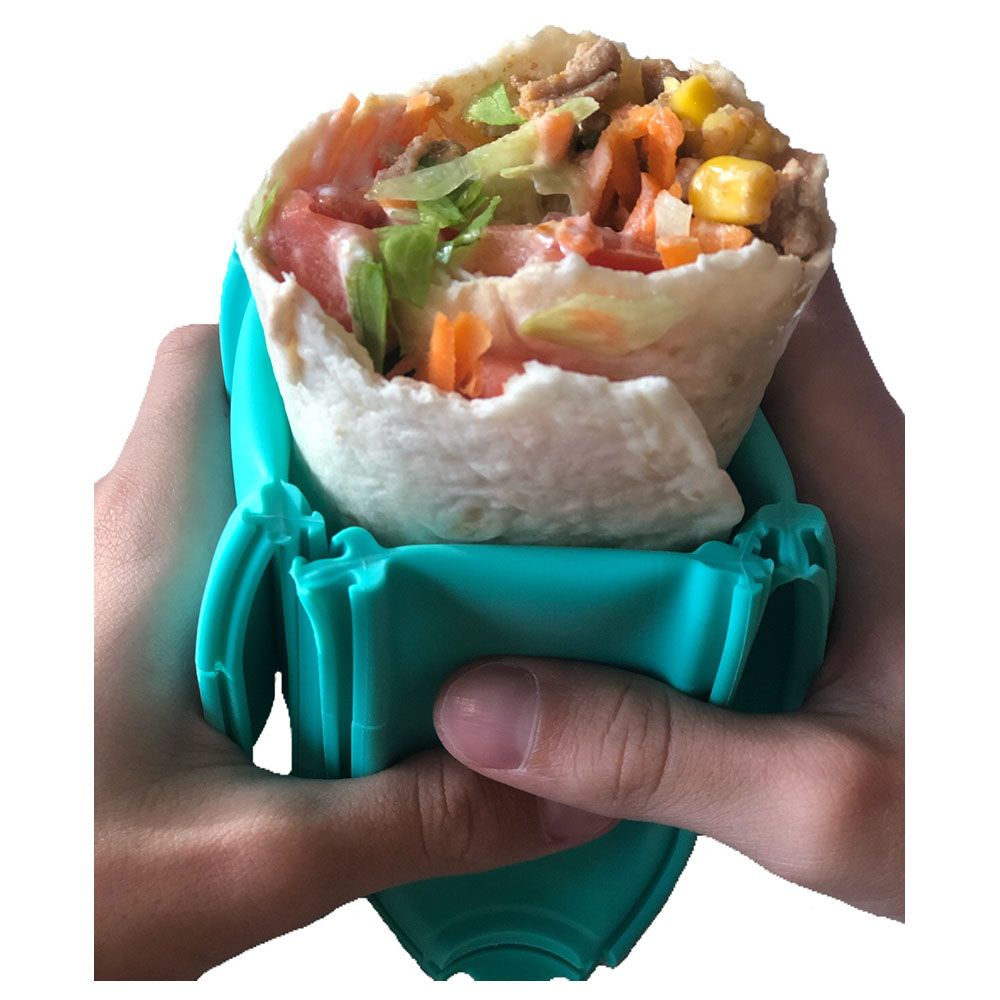 Wrap'd - Reusable Lunch Wrap Holder - Aqua