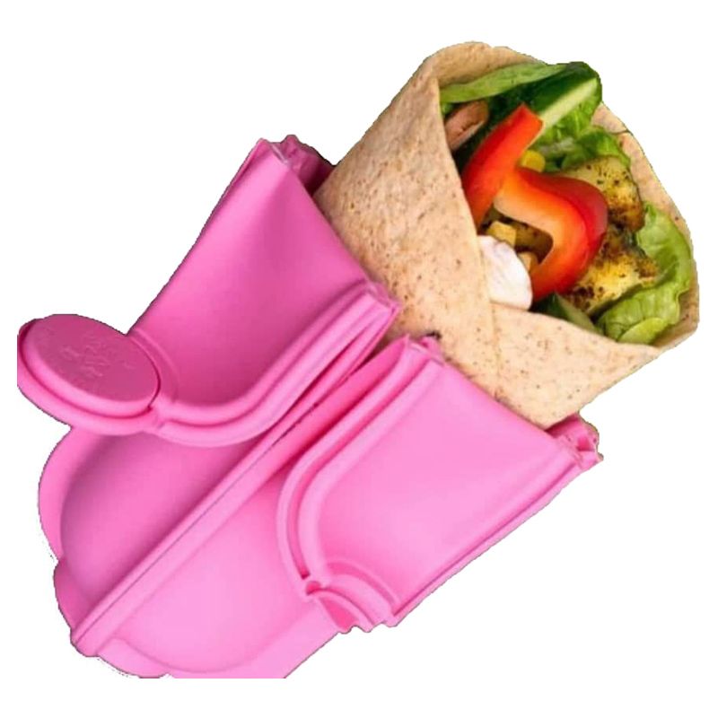 Wrap'd - Reusable Lunch Wrap Holder - Pink