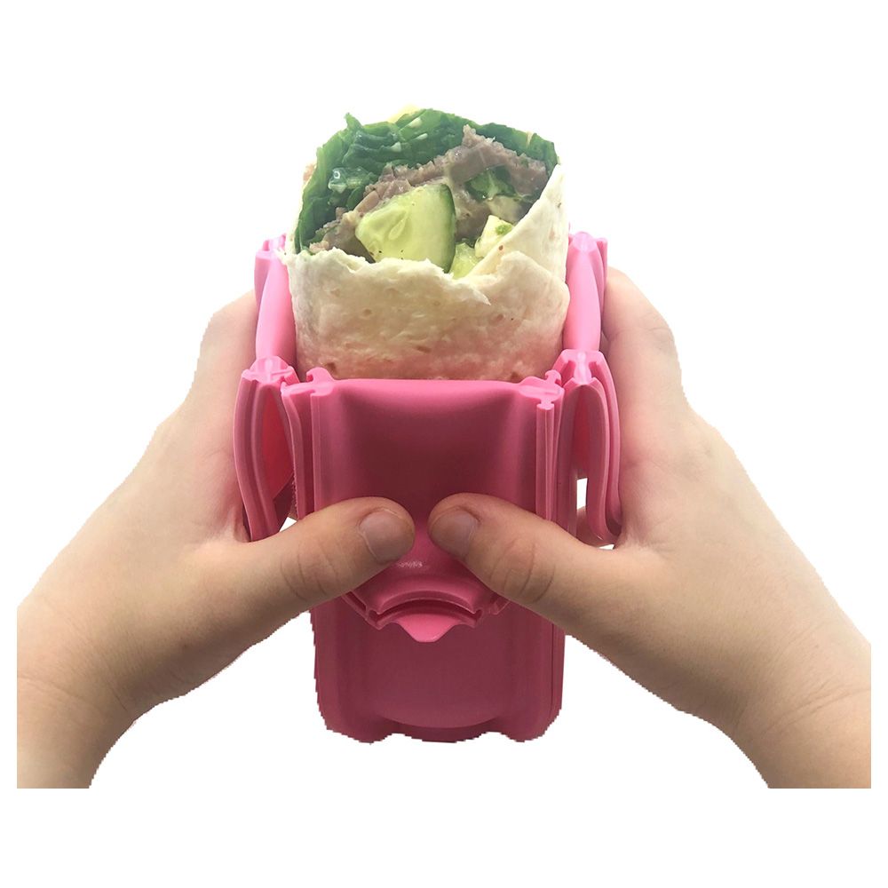 Wrap'd - Reusable Lunch Wrap Holder - Pink