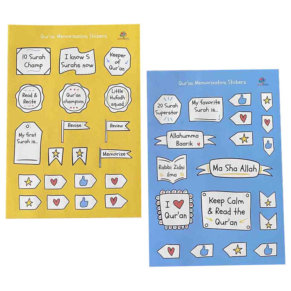 Bismillah Buddies - Quran Memorization Stickers