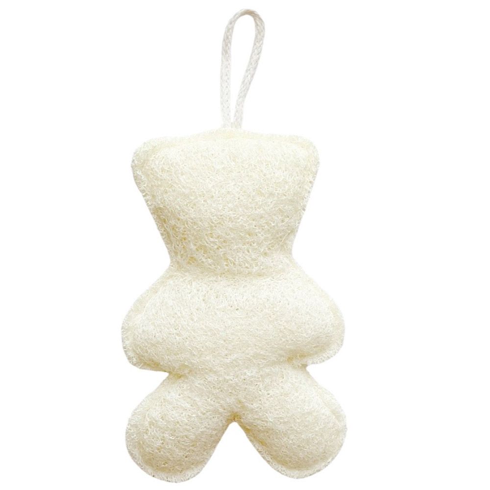 Baby Boss - Kids Loofah Bath Sponge - White