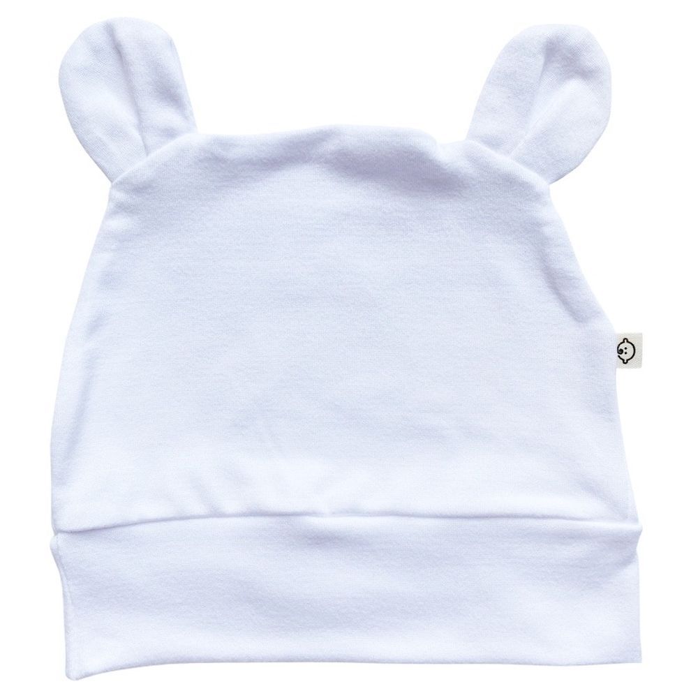 Baby Boss - Organic Bamboo Swaddle & Beanie Set - White