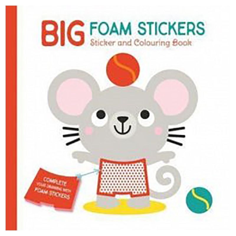 كتاب ملصقات Big Foam Stickers - Sticker & Colouring Book غلاف الفأر