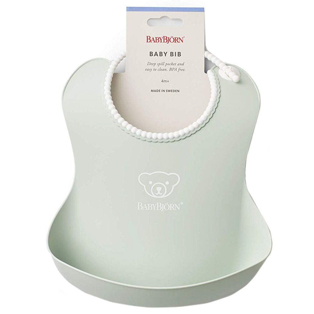 BABYBJORN - Baby Bib - Powder Green