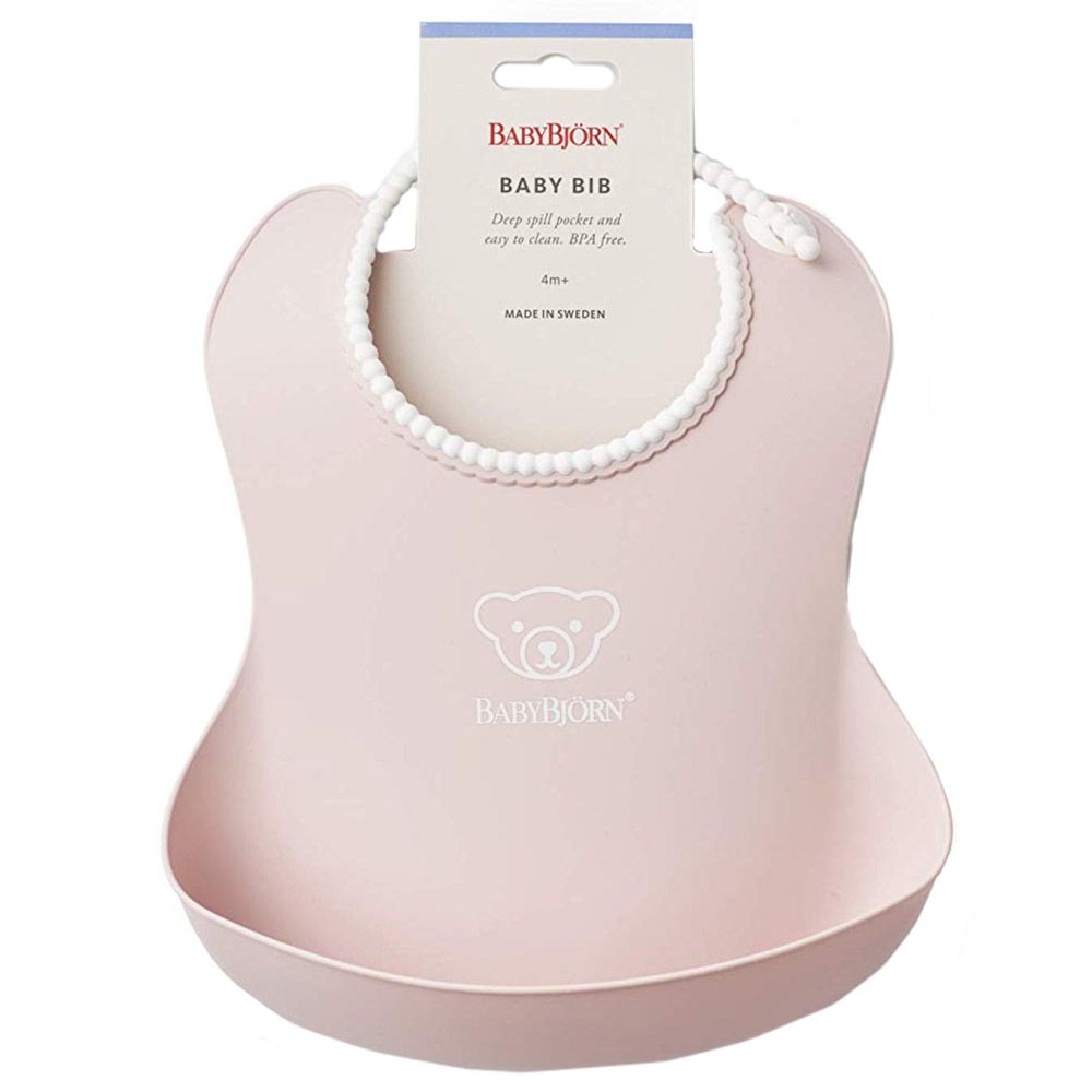 BABYBJORN - Baby Bib - Powder Pink