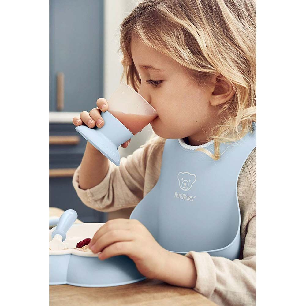 BABYBJORN - Baby Dinner Set - Powder Blue