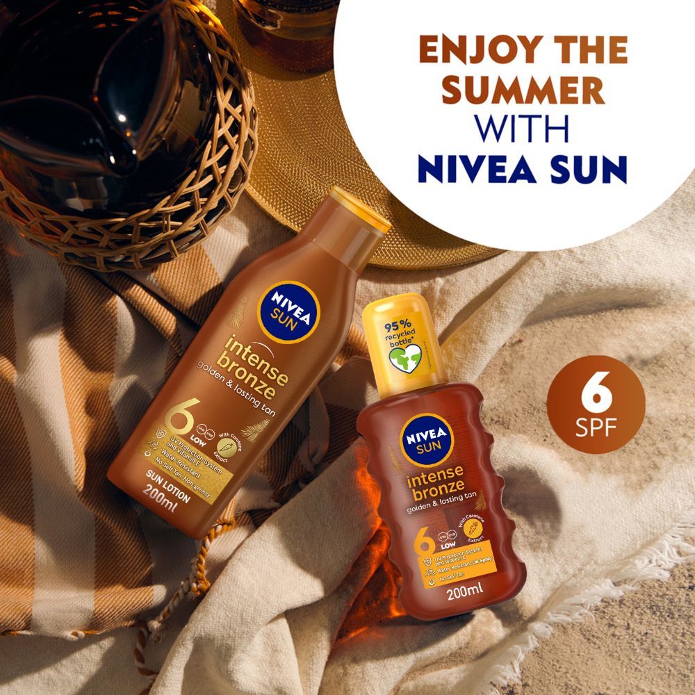 Nivea - Sun Intense Bronze - Golden & Lasting Tan - 200ml