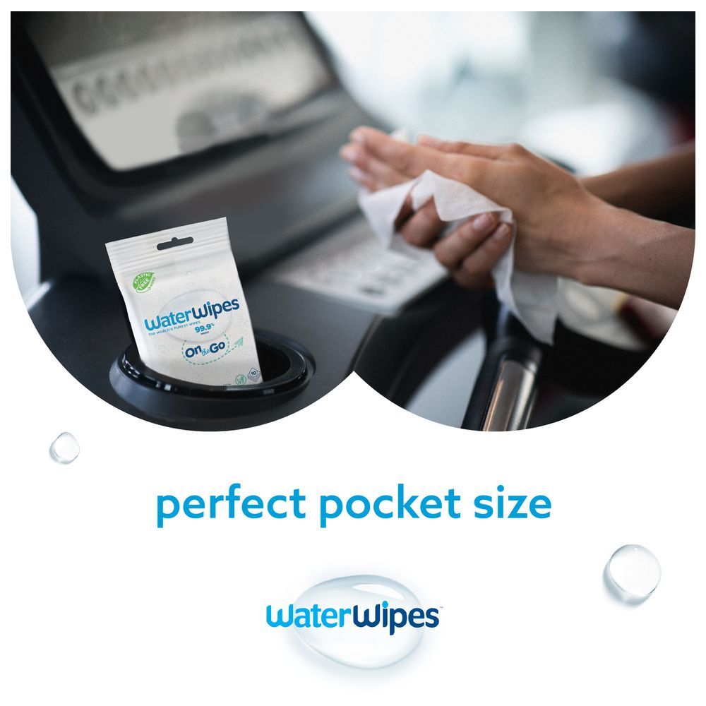 Waterwipes - On The Go Wet Wipes - 10pcs