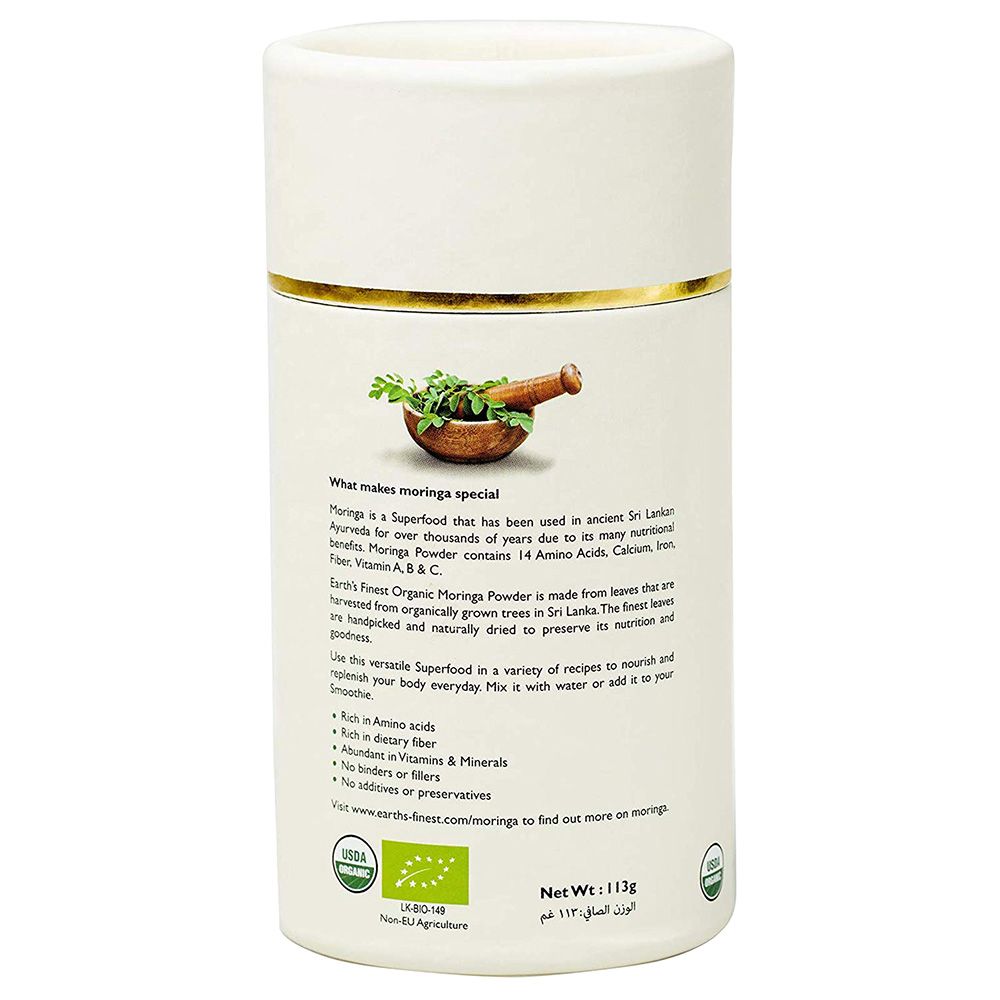 Earth's Finest - Moringa Powder Canister - 113g