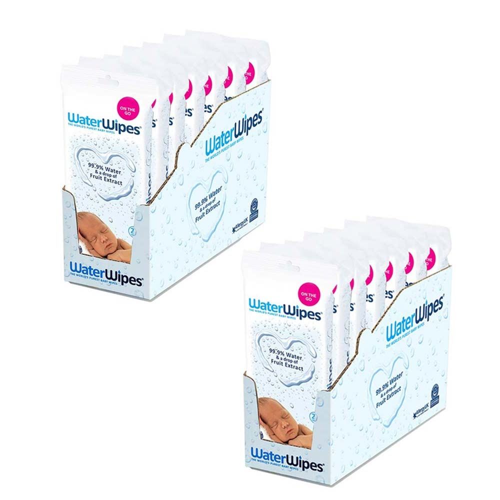 WaterWipes "On the Go" 14x28 Wipes Value Box