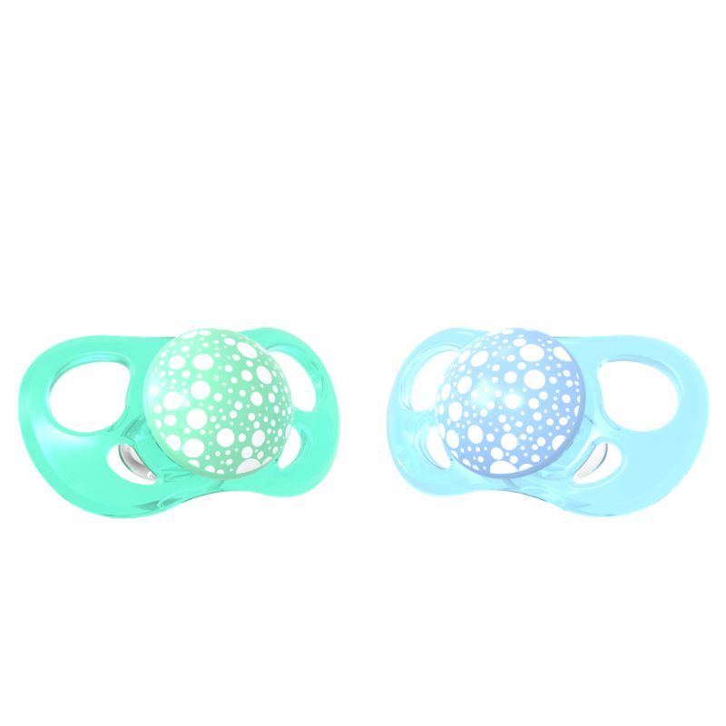 Twistshake - 2 x Pacifier 6+m - Pastel Blue/Green