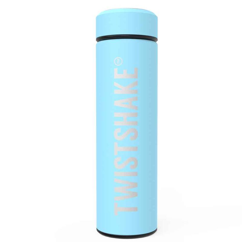 Twistshake - Hot or Cold Bottle 420ml - Pastel Blue