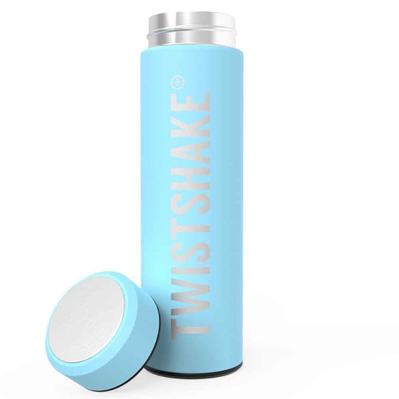 Twistshake - Hot or Cold Bottle 420ml - Pastel Blue