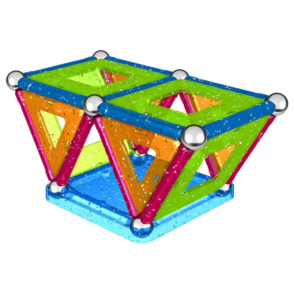 جيوماج - مجموعة التركيب المغناطيسية - ألواح براقة - 44 قطعة