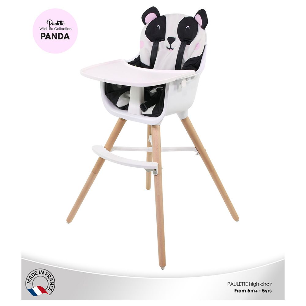 NANIA - Paulette 2In1 Highchair W/ Cushion - Panda