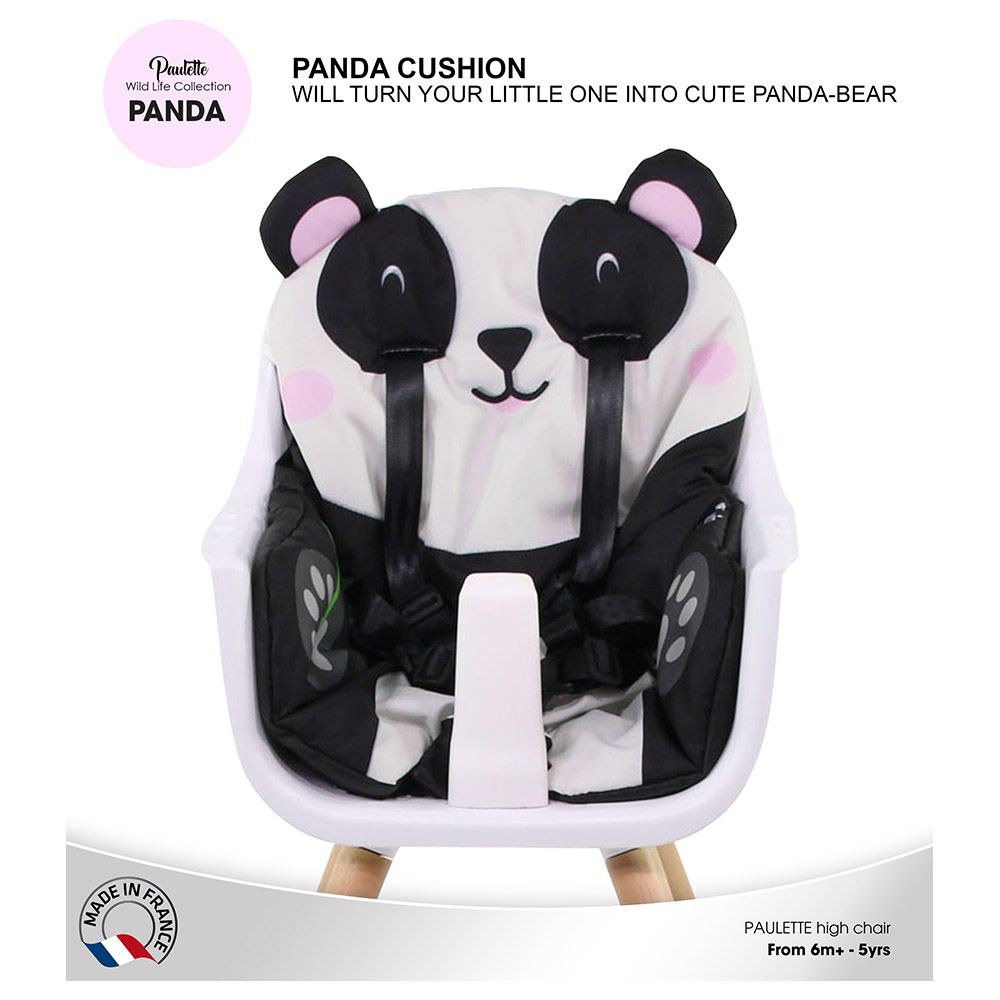 NANIA - Paulette 2In1 Highchair W/ Cushion - Panda