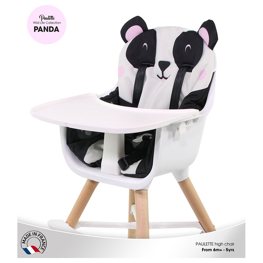 NANIA - Paulette 2In1 Highchair W/ Cushion - Panda