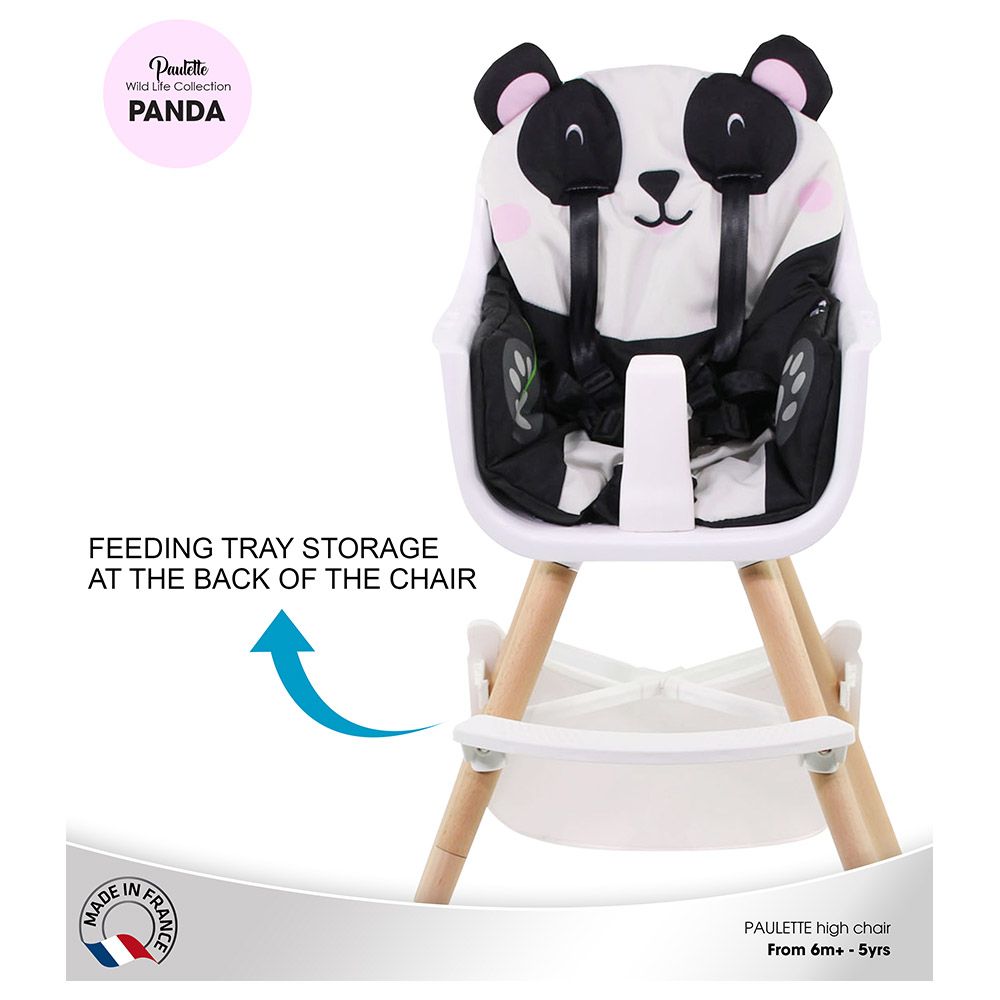 NANIA - Paulette 2In1 Highchair W/ Cushion - Panda