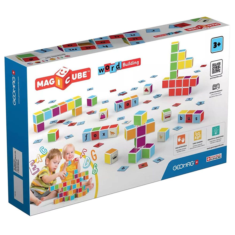 Geomag - Magicube Word Building + Clips 79pcs