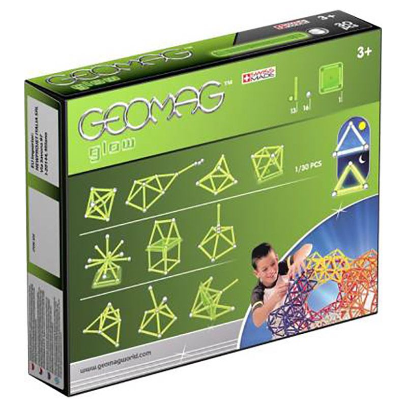 Geomag - Glow Magnetic Construction Toy 30pcs