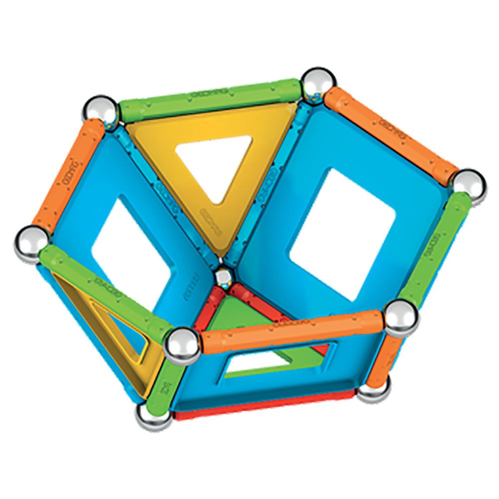 جيوماج - مجموعة التركيب المغناطيسية - ألواح سوبركلر - 52 قطعة