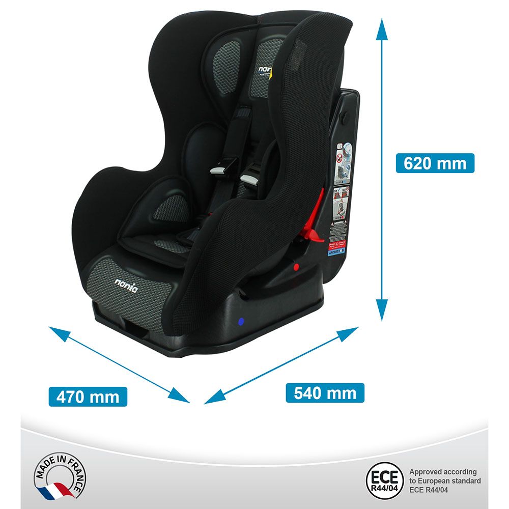 NANIA - Cosmo Reclineable Infant Carseat - Upto 18Kg Grafik