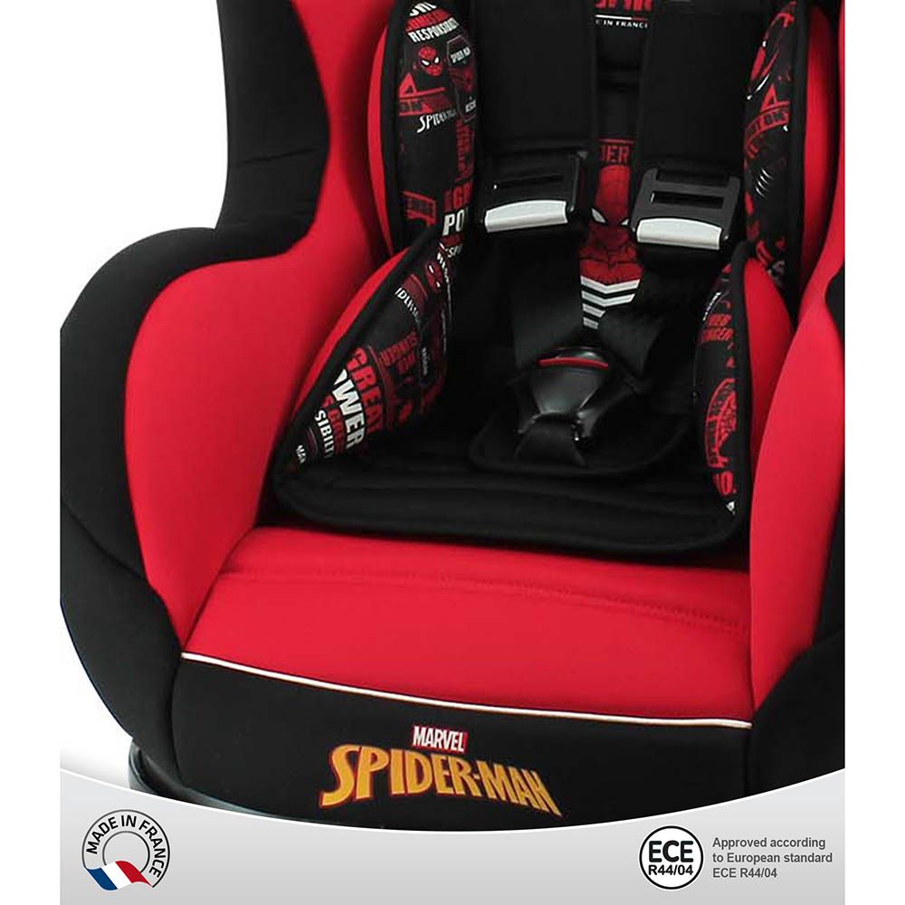 NANIA - Cosmo Reclineable Infant Carseat 0-4Y Upto 18Kg Spiderman